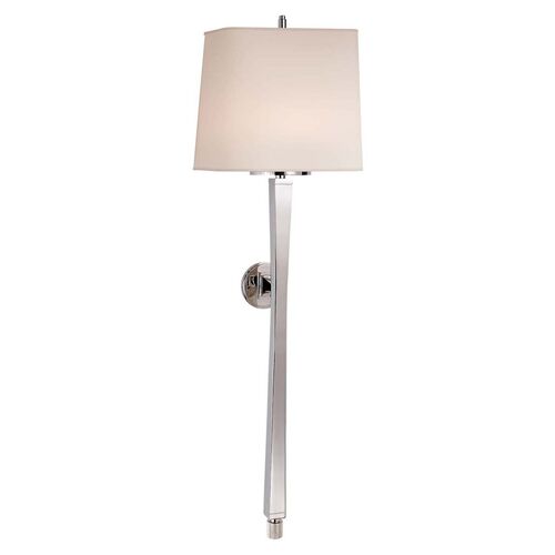 Edie Baluster Sconce, Polished Nickel 1 Edie Baluster Sconce, Polished Nickel