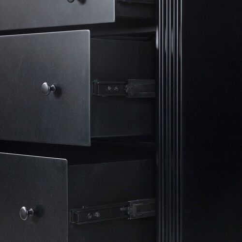 Malachi 6-Drawer Dresser, Black Iron 13 Malachi 6-Drawer Dresser, Black Iron