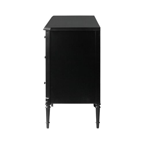 Malachi 6-Drawer Dresser, Black Iron 6 Malachi 6-Drawer Dresser, Black Iron