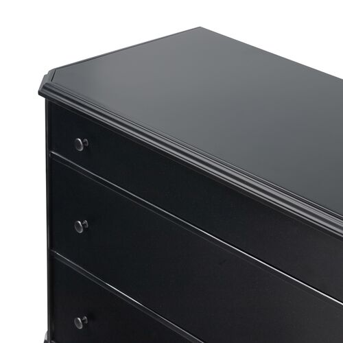 Malachi 6-Drawer Dresser, Black Iron 9 Malachi 6-Drawer Dresser, Black Iron