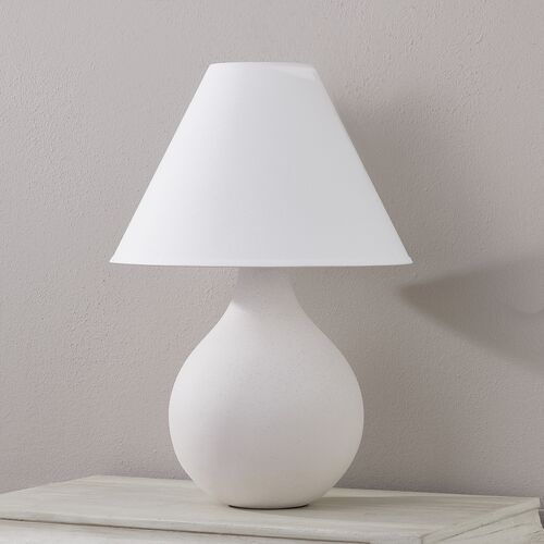 Helena Table Lamp, Matte White Speck 5 Helena Table Lamp, Matte White Speck