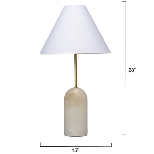 Holt Table Lamp, Natural Travertine 3 Holt Table Lamp, Natural Travertine