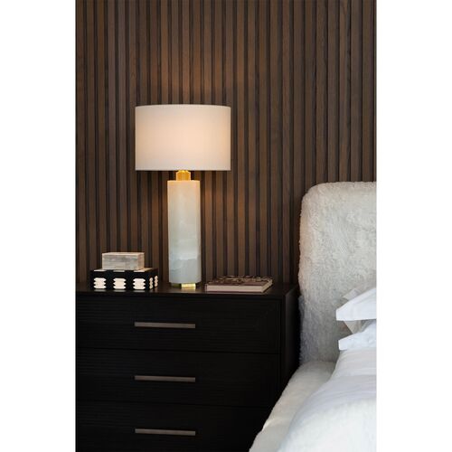 Gear Alabaster Table Lamp, Neutral 6 Gear Alabaster Table Lamp, Neutral