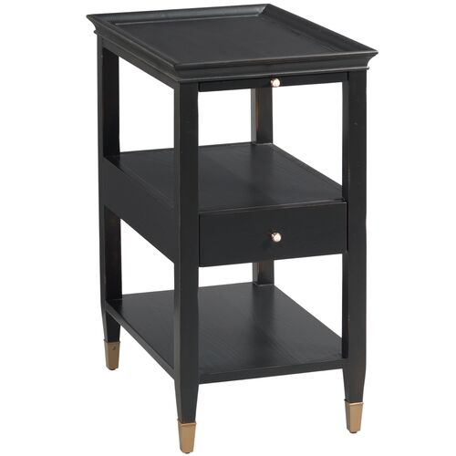 Speedwell Nightstand, Black 1 Speedwell Nightstand, Black