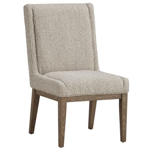Leo Dining Chair, Oyster Beige Performance 1 Leo Dining Chair, Oyster Beige Performance