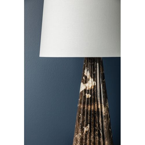 Kadence 30" Table Lamp, Black Marble/Aged Brass 6 Kadence 30" Table Lamp, Black Marble/Aged Brass