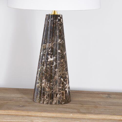 Kadence 30" Table Lamp, Black Marble/Aged Brass 7 Kadence 30" Table Lamp, Black Marble/Aged Brass