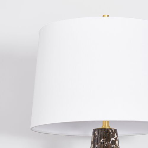 Kadence 30" Table Lamp, Black Marble/Aged Brass 8 Kadence 30" Table Lamp, Black Marble/Aged Brass