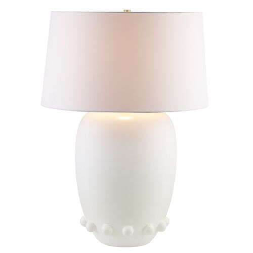 Aster Ceramic Table Lamp, Off-White 2 Aster Ceramic Table Lamp, Off-White