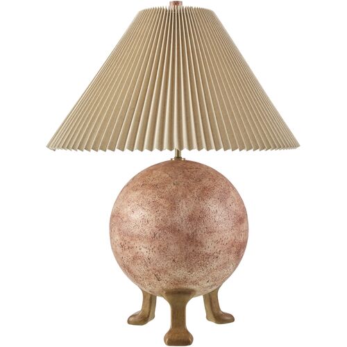 Tavius 3-Leg Cement Sphere Table Lamp 1 Tavius 3-Leg Cement Sphere Table Lamp