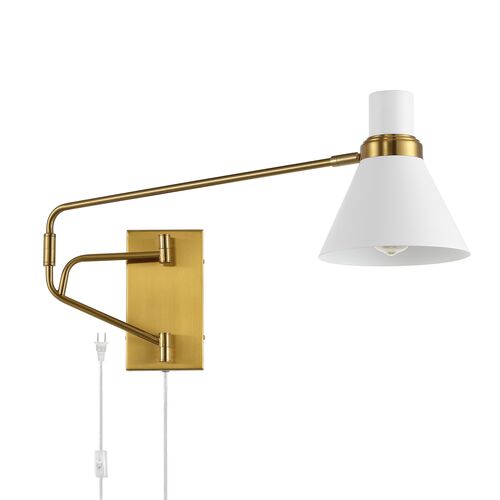 Enid 28" Plug-In Wall Sconce 6 Enid 28" Plug-In Wall Sconce