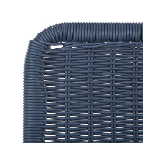S/2 Outdoor Hutton Chairs, Navy 5 S/2 Outdoor Hutton Chairs, Navy