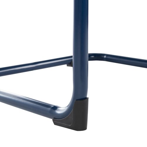 S/2 Outdoor Hutton Chairs, Navy 6 S/2 Outdoor Hutton Chairs, Navy
