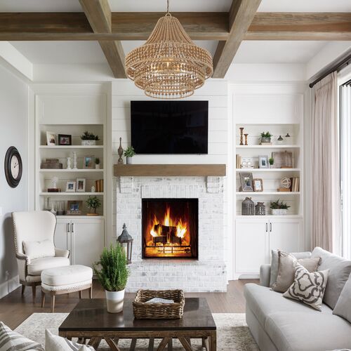 Silas 6-Light Beaded Chandelier, Natural Jute 10 Silas 6-Light Beaded Chandelier, Natural Jute