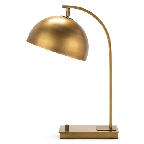 Otto Desk Lamp, Natural Brass 1 Otto Desk Lamp, Natural Brass