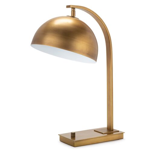 Otto Desk Lamp, Natural Brass 4 Otto Desk Lamp, Natural Brass