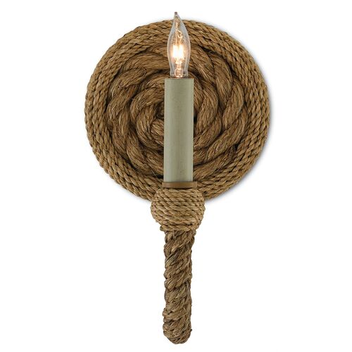 Wallis Rope Wall Sconce, Natural 2 Wallis Rope Wall Sconce, Natural