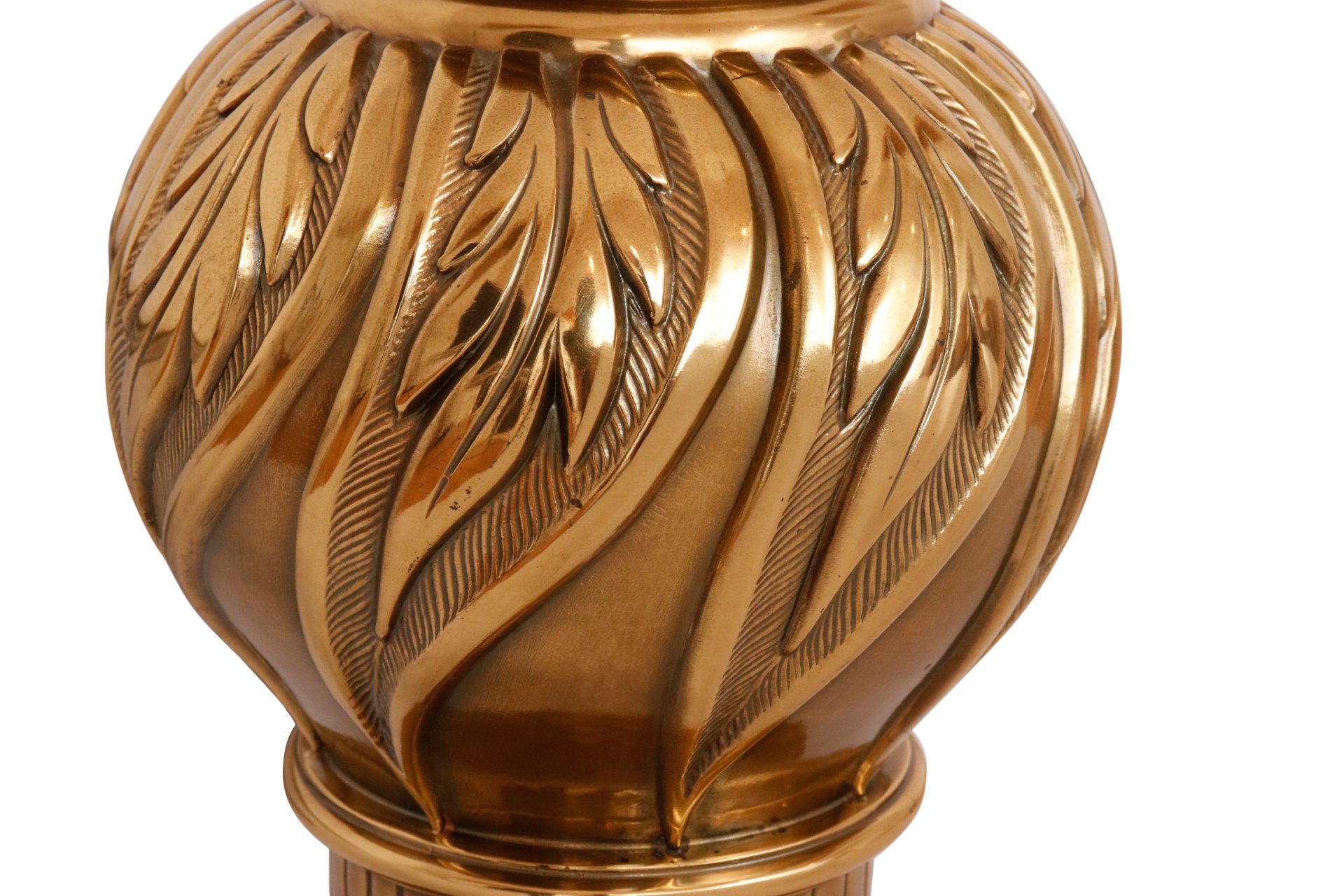 Large Regency Brass Table Lamp 2 Large Regency Brass Table Lamp