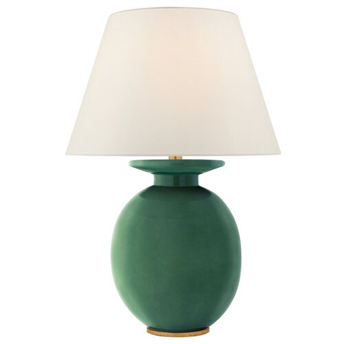 Hans Medium Table Lamp, Celtic Green Crackle 1 Hans Medium Table Lamp, Celtic Green Crackle