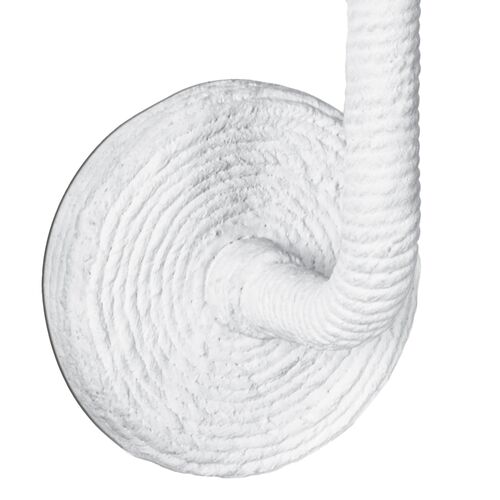 Boracay Wall Sconce, White Jute Rope 4 Boracay Wall Sconce, White Jute Rope