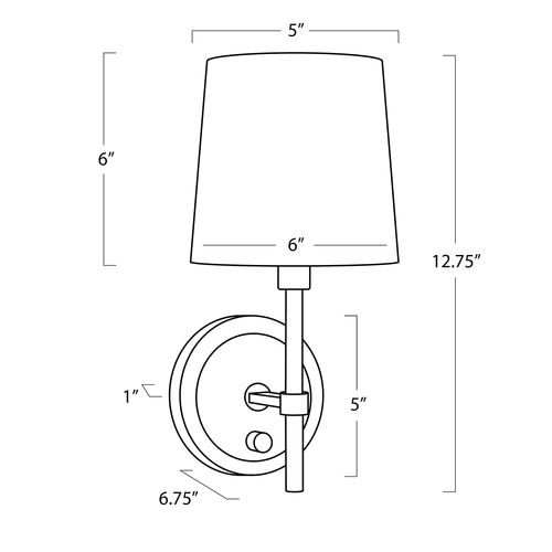 Franklin Wall Sconce 5 Franklin Wall Sconce