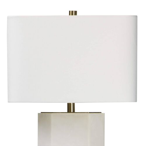 Grace Alabaster Table Lamp, Neutral 5 Grace Alabaster Table Lamp, Neutral