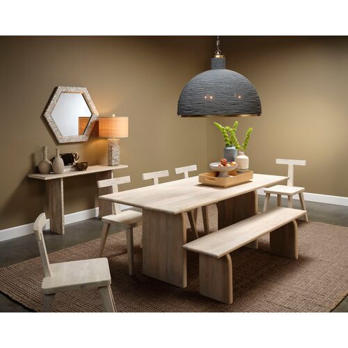 Big Sur Beaded Chandelier, Slate Blue 6 Big Sur Beaded Chandelier, Slate Blue