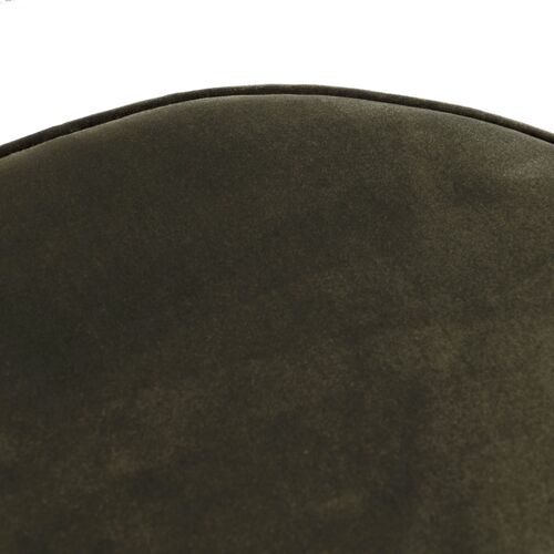 Janessa Round Ottoman, Surrey Olive Velvet 4 Janessa Round Ottoman, Surrey Olive Velvet