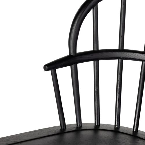 Sebastian Dining Chair, Black Ash 8 Sebastian Dining Chair, Black Ash