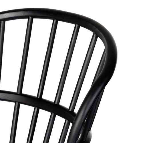 Sebastian Dining Chair, Black Ash 9 Sebastian Dining Chair, Black Ash