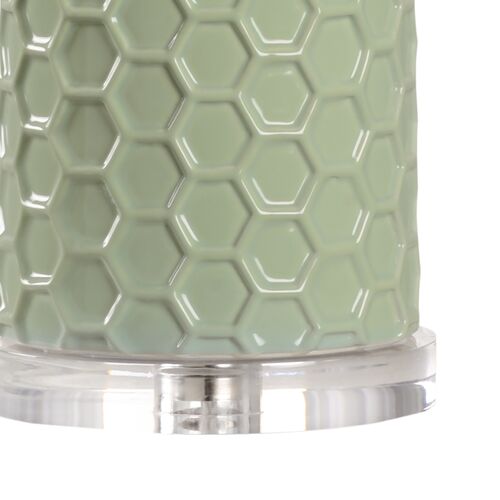 April Honeycomb Ceramic Table Lamp 2 April Honeycomb Ceramic Table Lamp