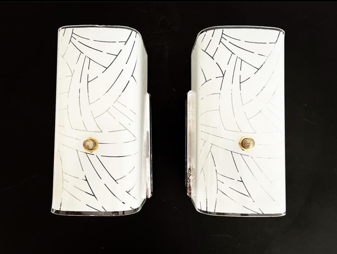 1960s Modern Sconces, Pair 1 1960s Modern Sconces, Pair