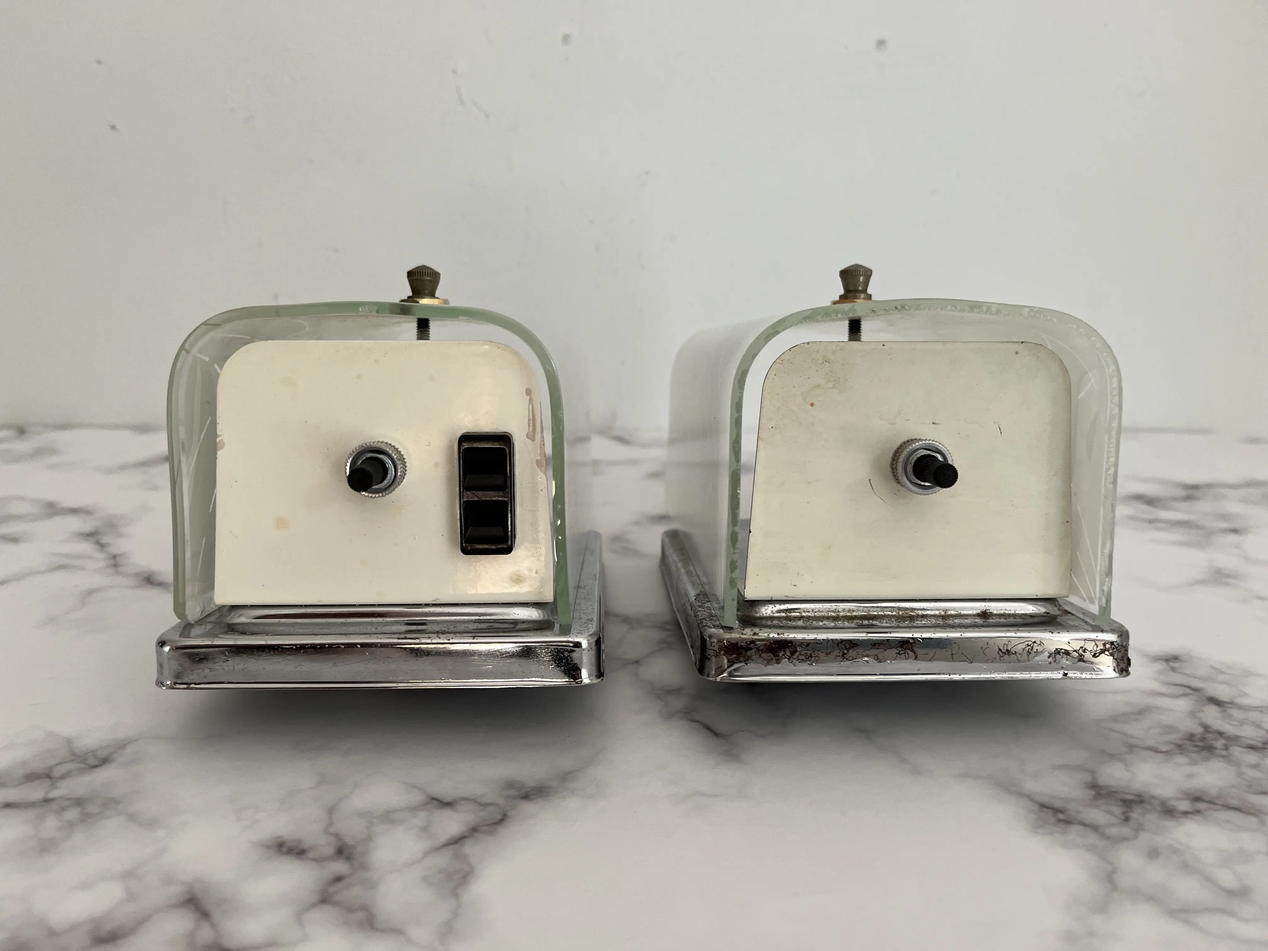 1960s Modern Sconces, Pair 4 1960s Modern Sconces, Pair