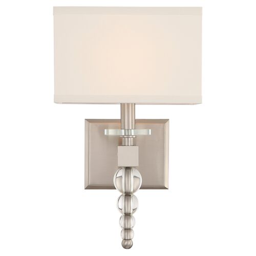 Clover Sconce, Brushed Nickel 1 Clover Sconce, Brushed Nickel