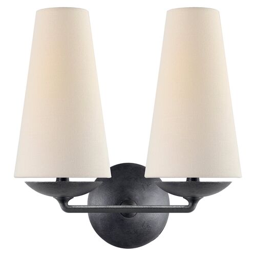Fontaine Double Sconce 1 Fontaine Double Sconce