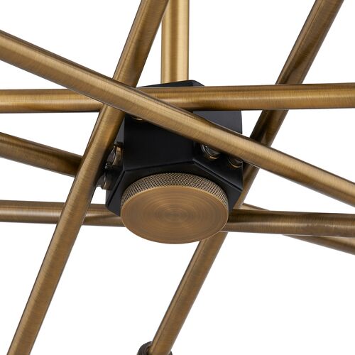 Carson Chandelier, Patina Brass 2 Carson Chandelier, Patina Brass