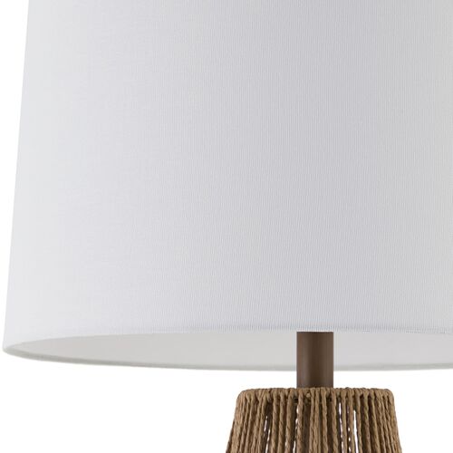 Mael Open Body Rattan Floor Lamp, Wheat 6 Mael Open Body Rattan Floor Lamp, Wheat