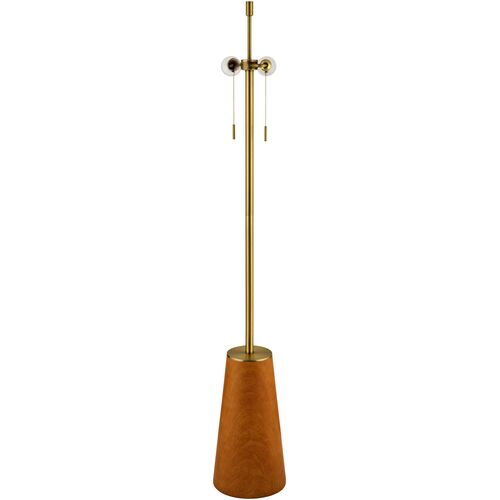 Inara Floor Lamp, Brown/Brass 3 Inara Floor Lamp, Brown/Brass