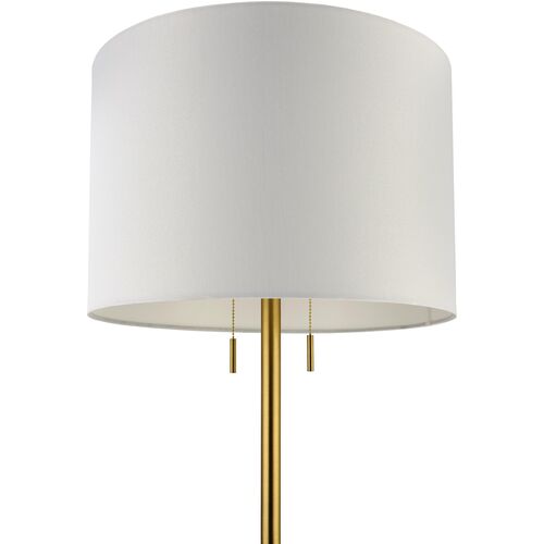 Inara Floor Lamp, Brown/Brass 5 Inara Floor Lamp, Brown/Brass