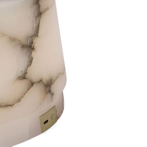 Tourne 8" Rechargeable Alabaster Accent Lamp 2 Tourne 8" Rechargeable Alabaster Accent Lamp