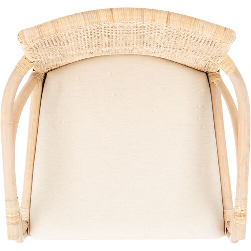 Maria Rattan Armchair, Natural Whitewash 5 Maria Rattan Armchair, Natural Whitewash