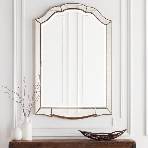 Jamie Oversized 32x48 Mirror, Champagne 2 Jamie Oversized 32x48 Mirror, Champagne
