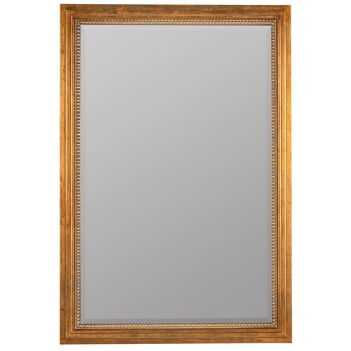 Rosemary Rectangular Wall Mirror, Antique Gold 1 Rosemary Rectangular Wall Mirror, Antique Gold