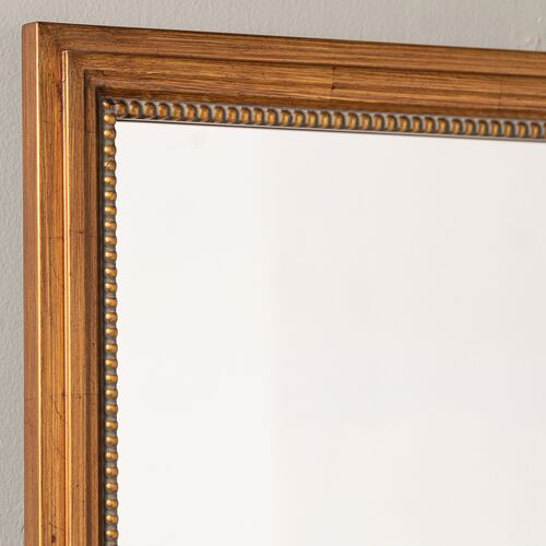 Rosemary Rectangular Wall Mirror, Antique Gold 7 Rosemary Rectangular Wall Mirror, Antique Gold