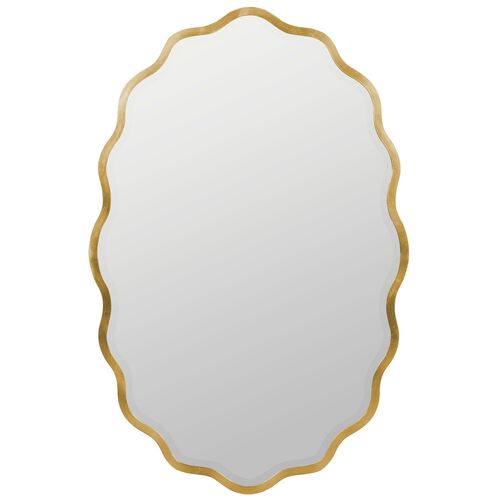 Etti Oval Scallop Wall Mirror 1 Etti Oval Scallop Wall Mirror