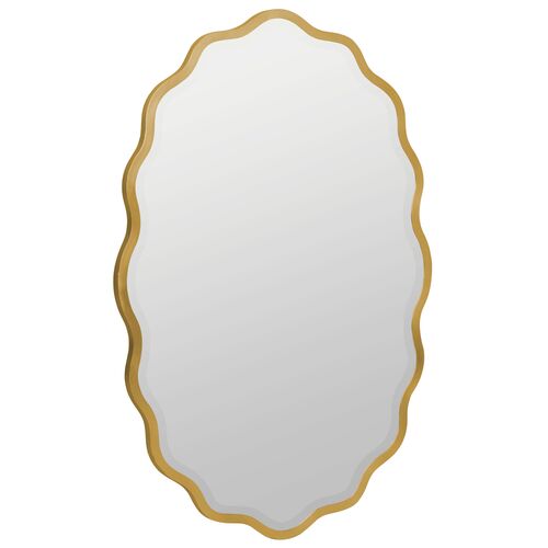 Etti Oval Scallop Wall Mirror 2 Etti Oval Scallop Wall Mirror