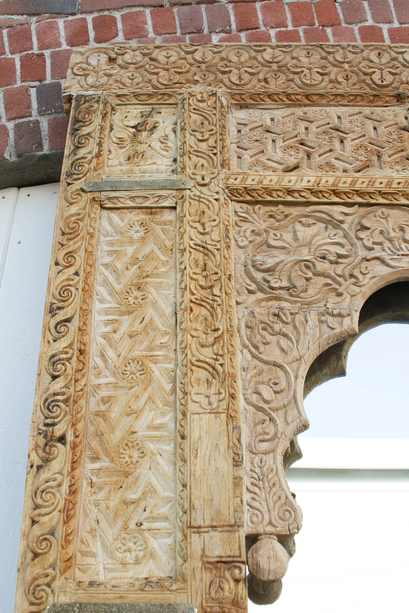 Grand Indian Door Frame Mirror 5 Grand Indian Door Frame Mirror