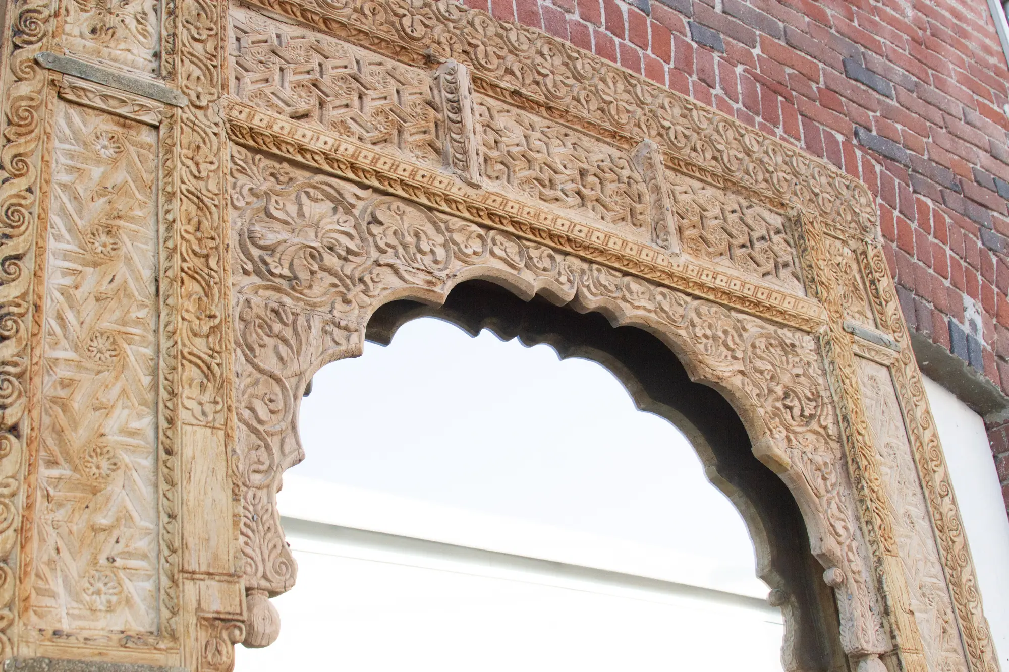 Grand Indian Door Frame Mirror 7 Grand Indian Door Frame Mirror