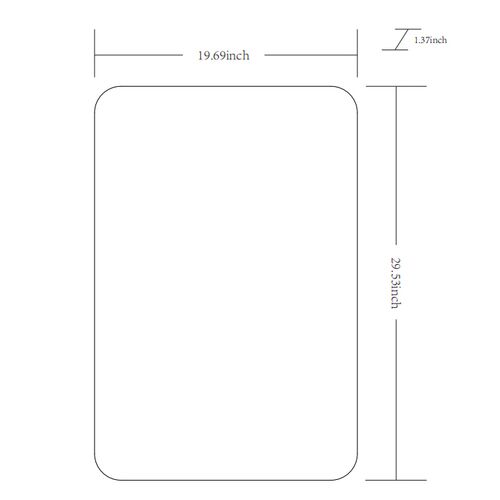 Odin Rectangular Wall Mirror 3 Odin Rectangular Wall Mirror