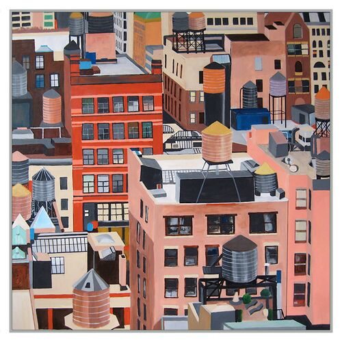 Toni Silber-Delerive, NYC Water Tanks